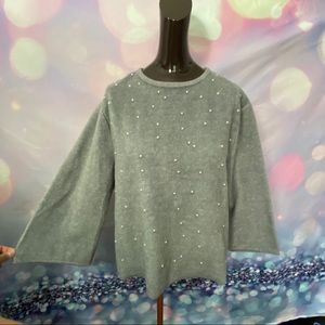 Zara Trafaluc Pearl Sweater